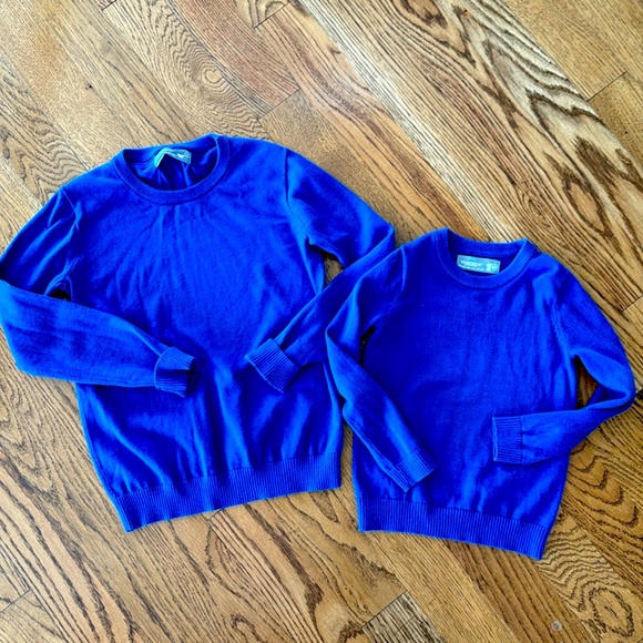 Blue Sweater Crewneck Pullover sister brother 2/3 4/5 and 12 available 🩵💙🩵 - Picture 1 of 1